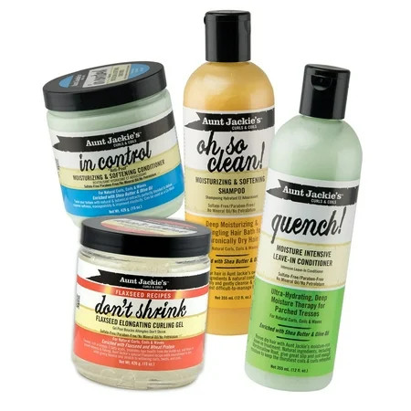 Aunt Jackie s The Perfect Wash n’ Go Kit Oh So Clean In Control Quench & Don’t Shrink Provides Extre | Walmart (US)
