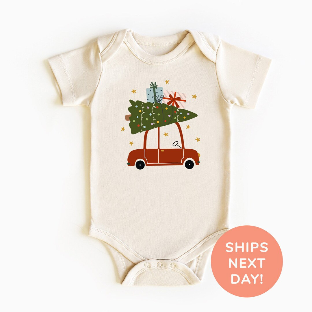 Christmas Kids Shirt Red Car With Tree Cute Christmas Toddler - Etsy | Etsy (US)