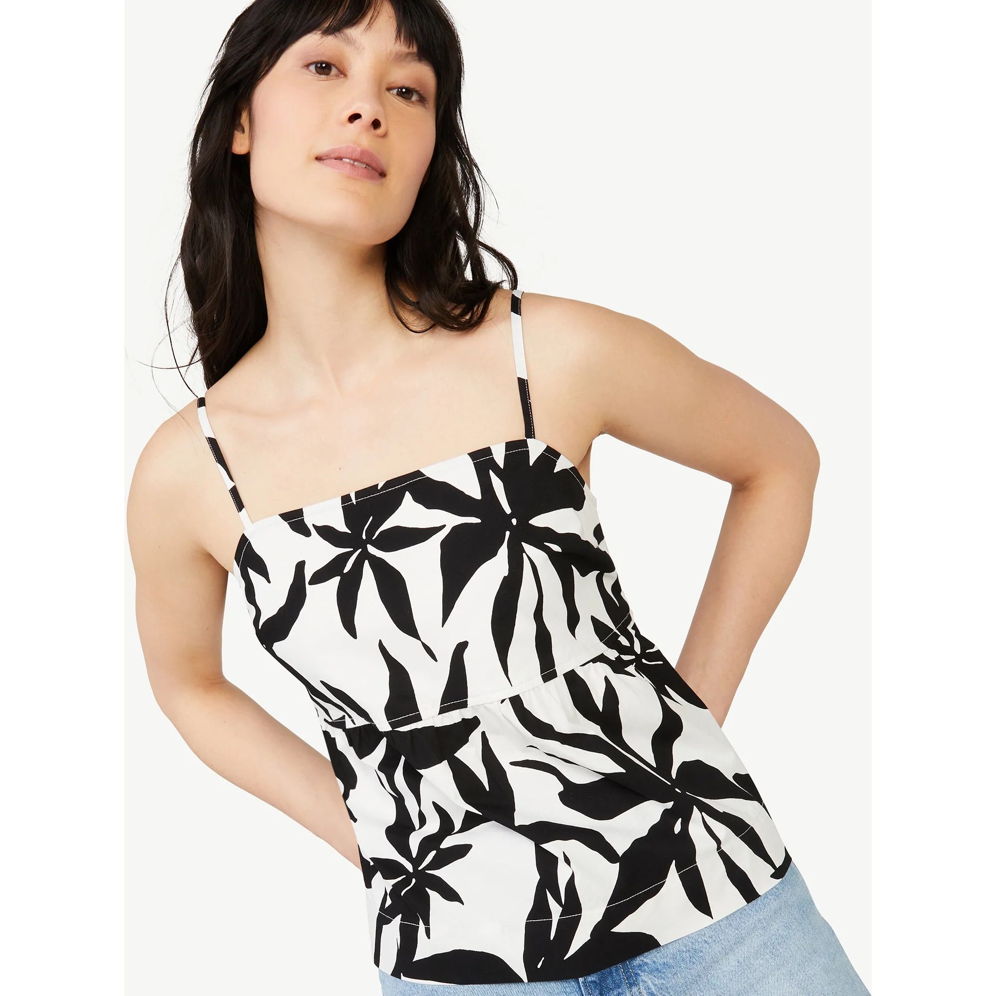 Free Assembly Women's Seamed Cami | Walmart (US)