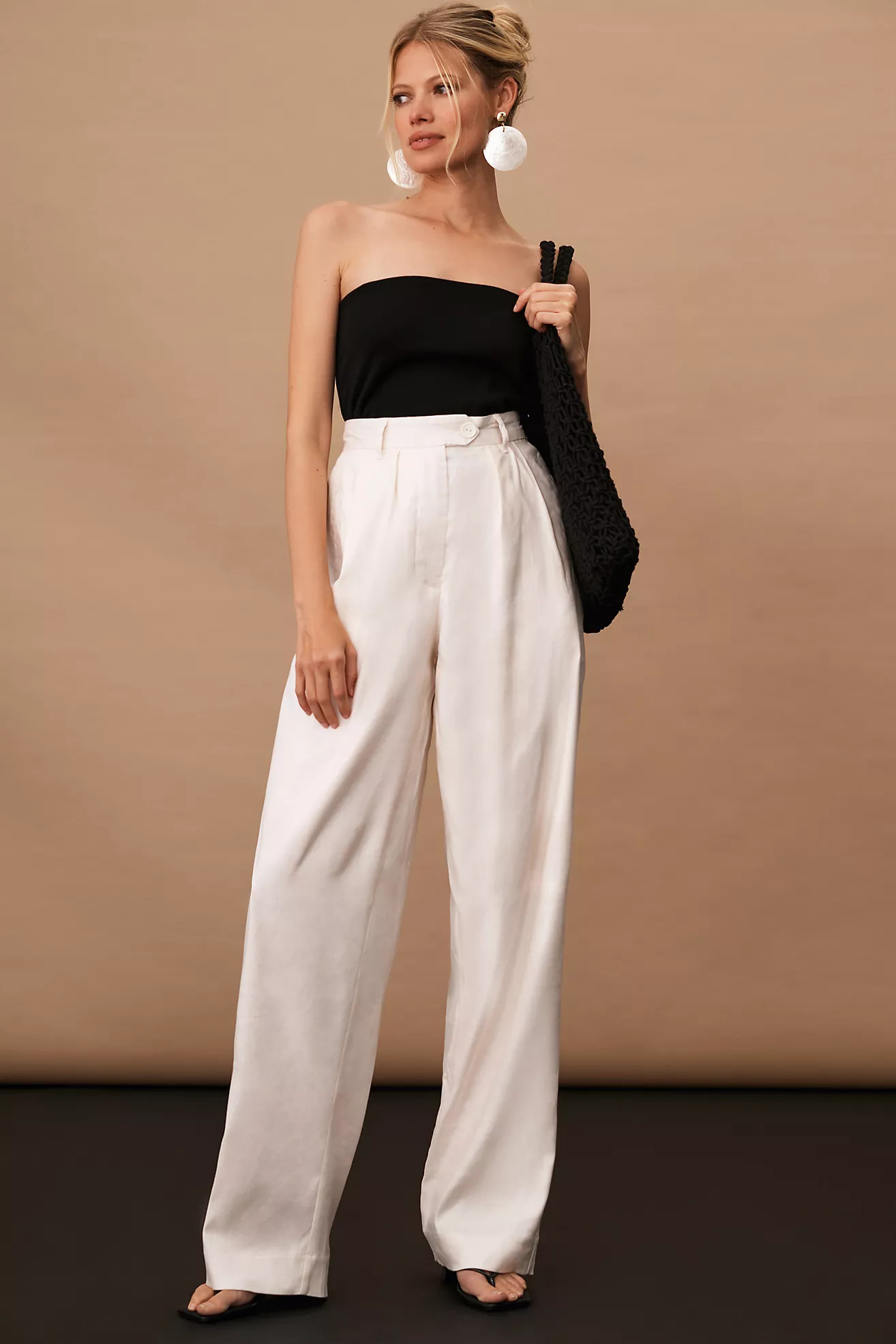 Corey Lynn Calter Pleated Relaxed Trousers | Anthropologie (US)