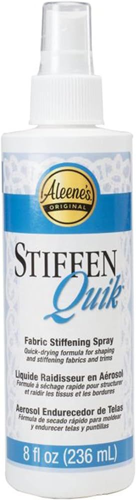 Aleene's 15581 Stiffen-Quick Fabric Stiffening Spray 8oz,Original Version | Amazon (US)