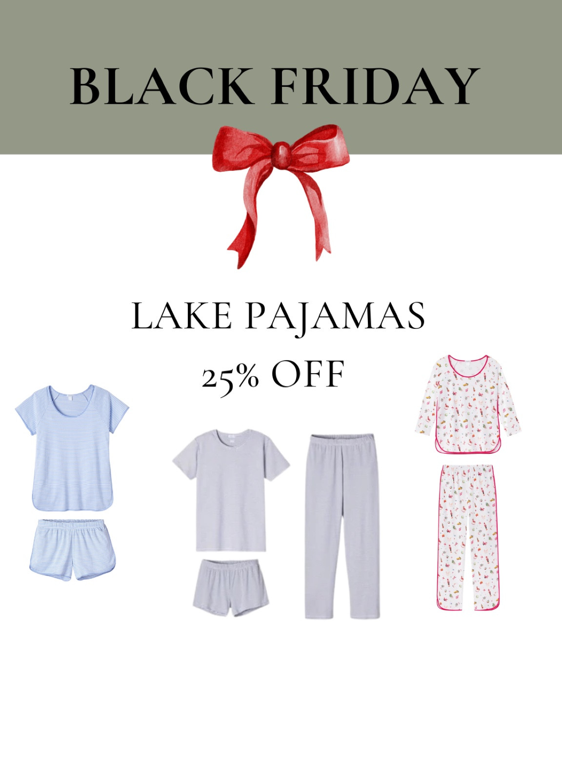 Black Friday Lake Pajamas!