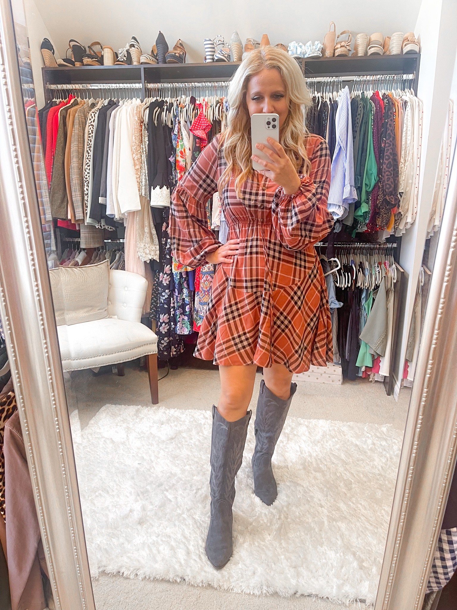 Target fall dress, target boots, wide calf boots

#LTKshoecrush #LTKsalealert #LTKSeasonal