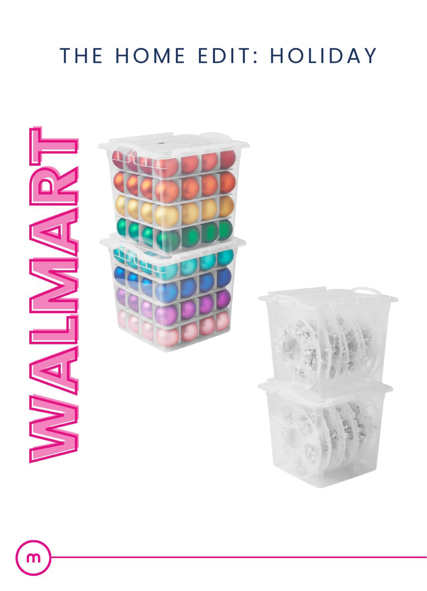 The home edit x Walmart holiday storage 

#LTKhome #LTKSeasonal #LTKHoliday