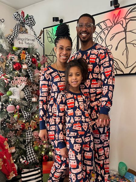 Matching family pajamas they’re so comfy and they don’t shrink like other brands do. I’m in a medium top and bottom and my husband is in large. My daughter is in a kids mediumm

#LTKfamily #LTKSeasonal #LTKHoliday