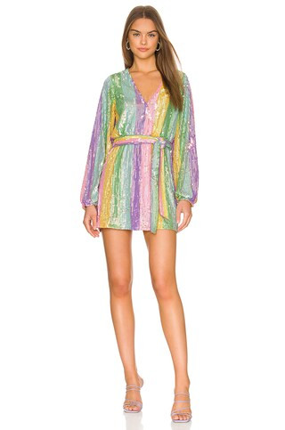 Show Me Your Mumu Wear Me Out Dress in Rainbow Stripe from Revolve.com | Revolve Clothing (Global)