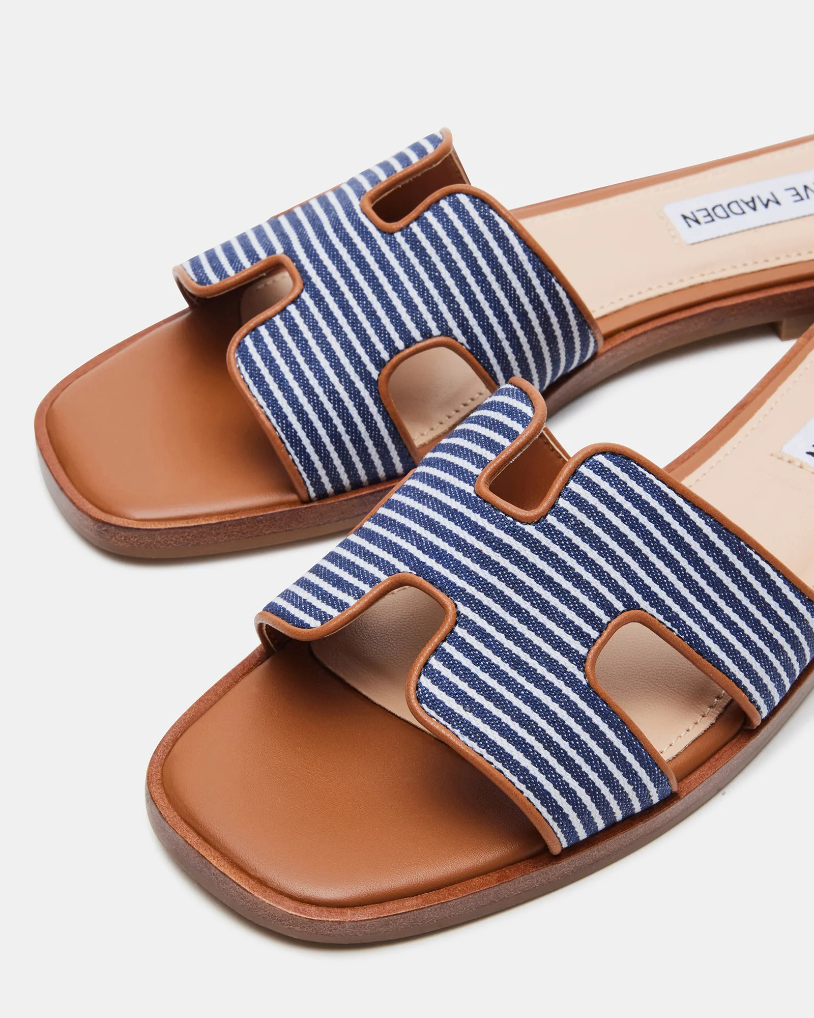 HADYN Navy Multi Sandal | Women's Designer Sandals | Steve Madden (US)