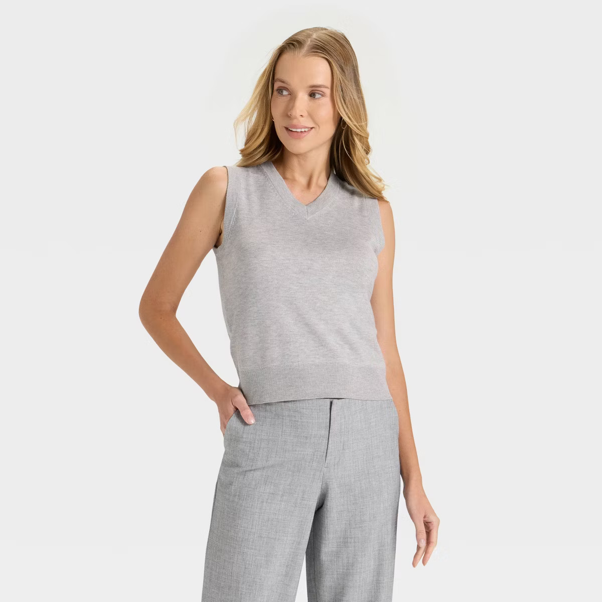 Women's V-Neck Sweater Vest - A New Day™ | Target