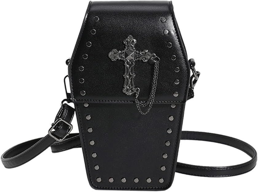 Halloween Purse Coffin Purses Clutch Shoulder Bag Party Small Crossbody Bag Spooky Goth Horror Cu... | Amazon (US)