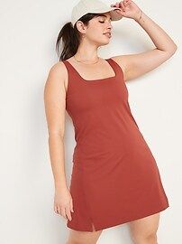 PowerSoft Sleeveless Shelf-Bra Support Dress for Women | Old Navy (US)