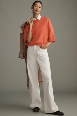 The Goldie Crew-Neck Cashmere Sweater | Anthropologie (US)