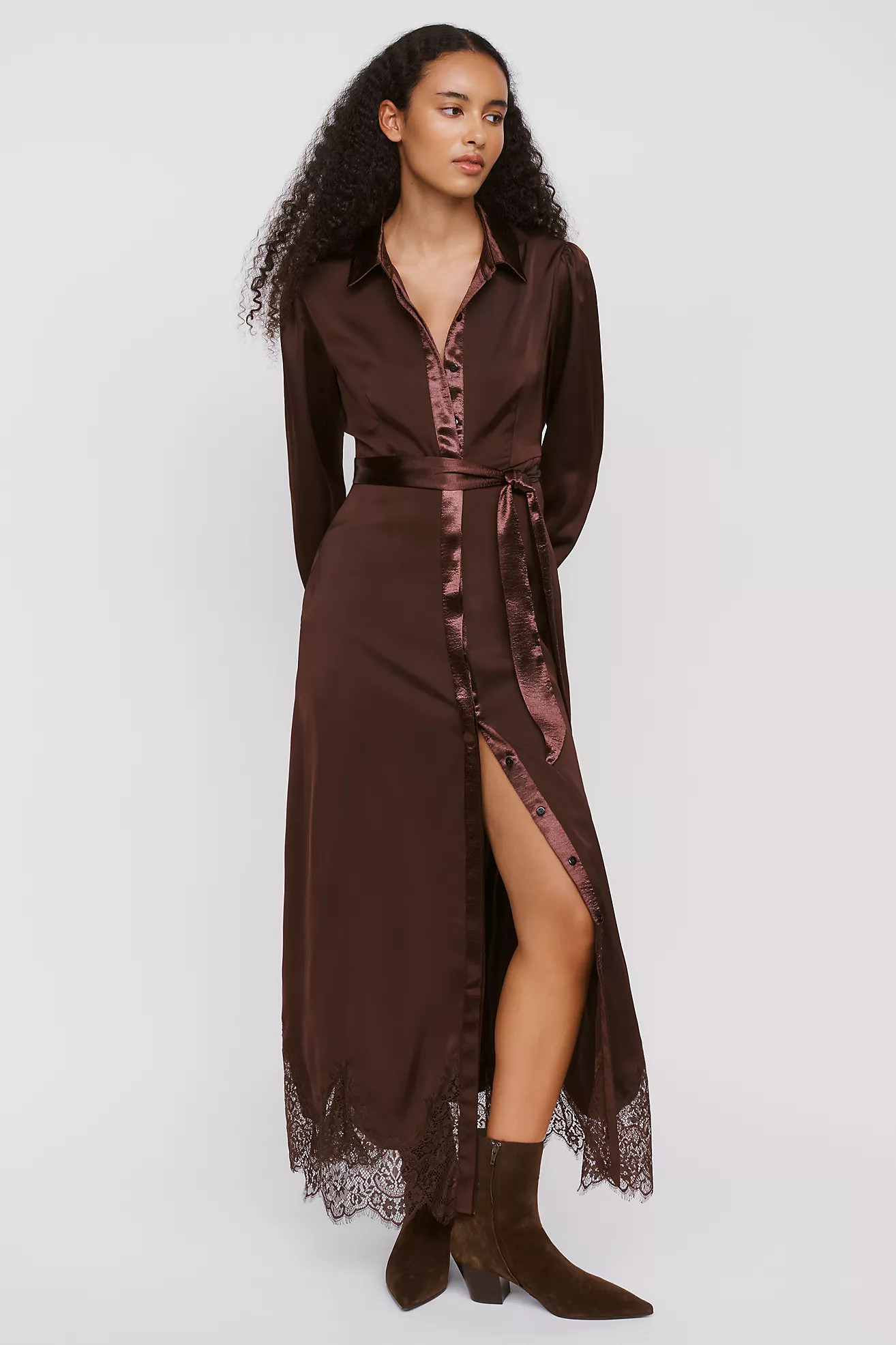 Bl-nk Jaeda Shirt Maxi Dress | Anthropologie (US)