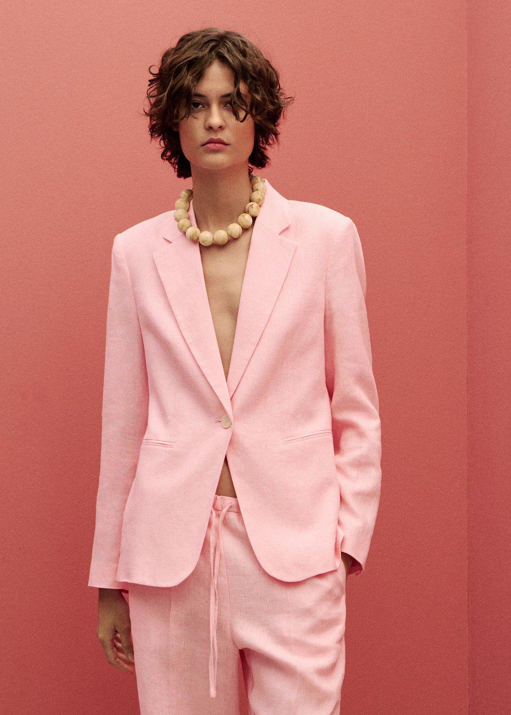 Linen suit blazer - Women | MANGO USA | Mango (US/MX/AU)