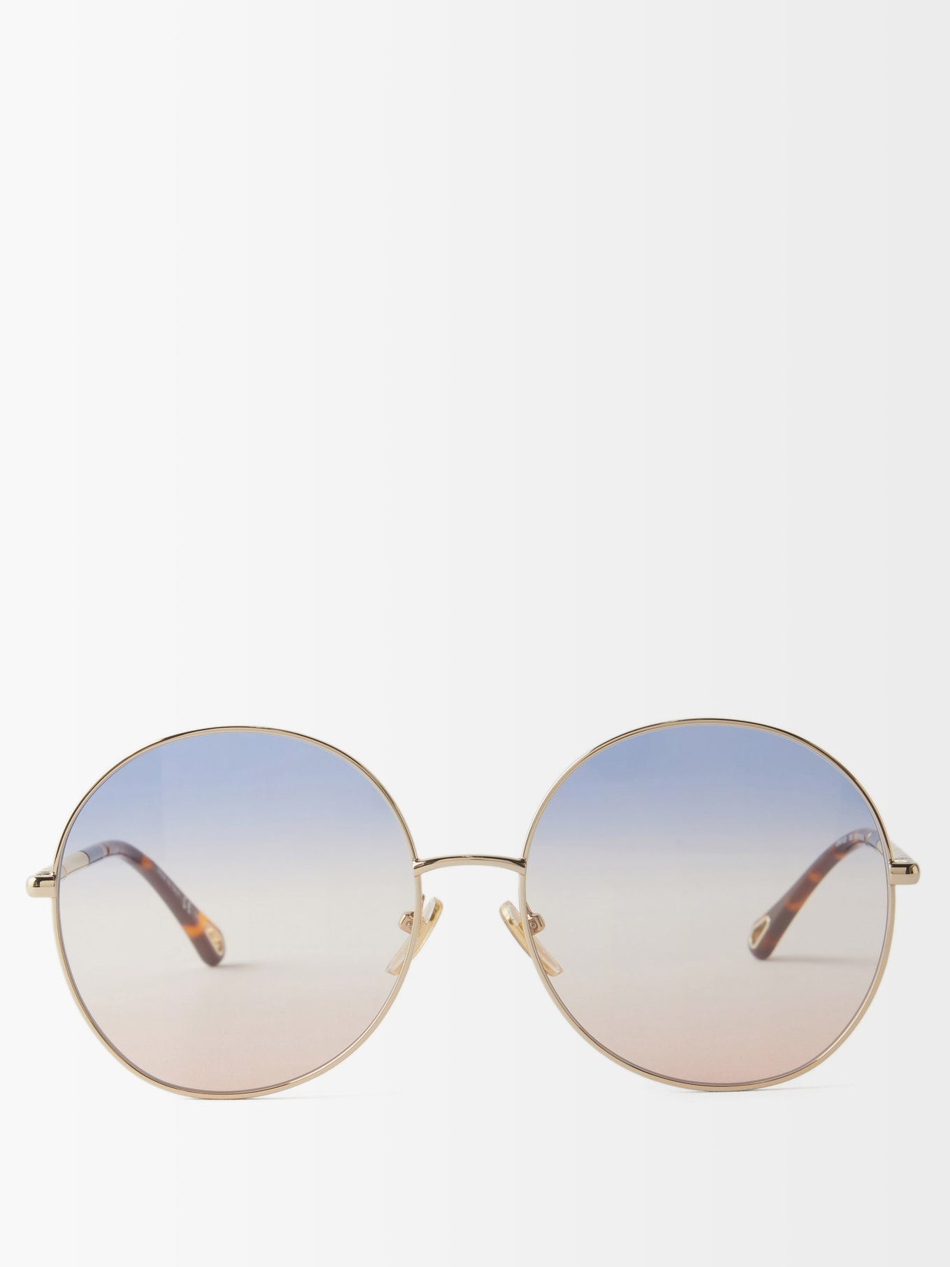 Ulys round metal sunglasses | Chloé | Matches (US)