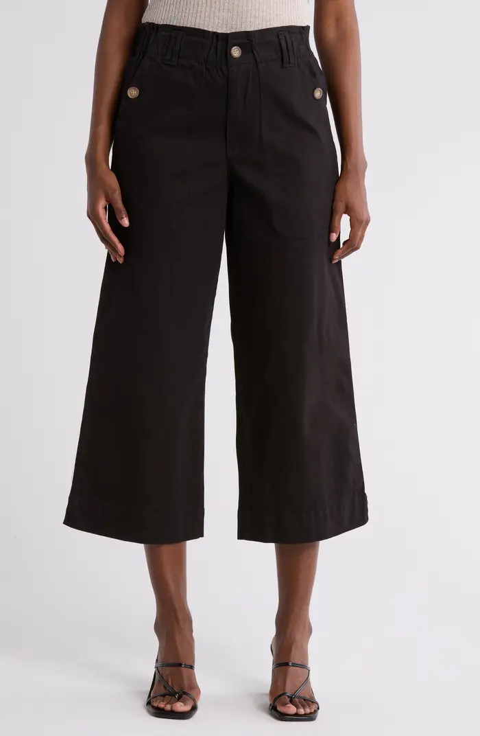 Wide Leg Ankle Crop Pants | Nordstrom Rack