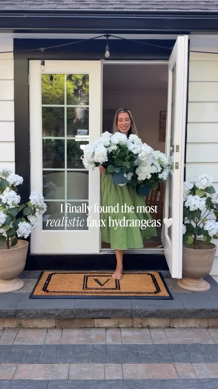 I’ve been searching for faux greenery that actually feels natural, and these hydrangeas are such a beautiful find 🤍🌿

The best part is they add that fresh, styled look without the upkeep. A simple planter, a little texture, and the right faux stems can instantly make an outdoor space feel more inviting and complete.

Such an easy way to bring in that cozy summer feeling while keeping things effortless ☀️✨

#LTKHome #LTKvlog #LTKmomlife