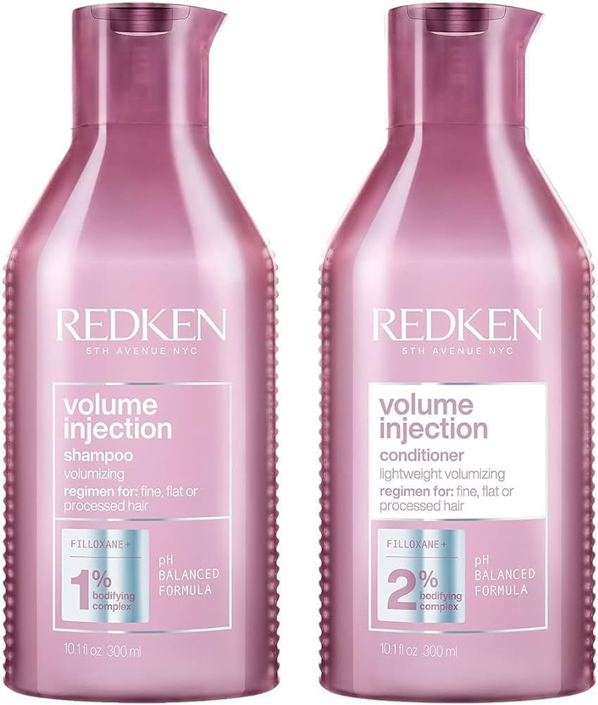 This item:  REDKEN Volume Injection Shampoo & Conditioner Set | For Fine Hair | Adding Lift & Bod... | Amazon (US)