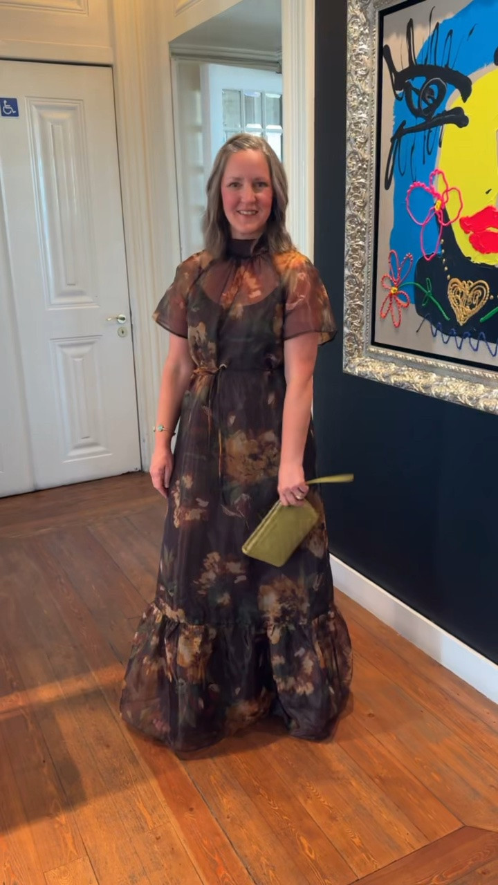 Wedding guest dress, mother of the groom, 5’7 wearing size 10, if you’re really tall like the model  on the website it may be shorter on you

#LTKWedding #LTKMidsize #LTKOver40