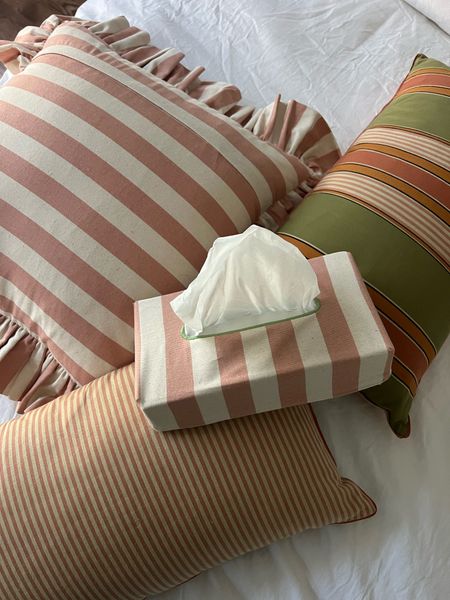 Striped pillow and bedding

#LTKstyletip #LTKhome