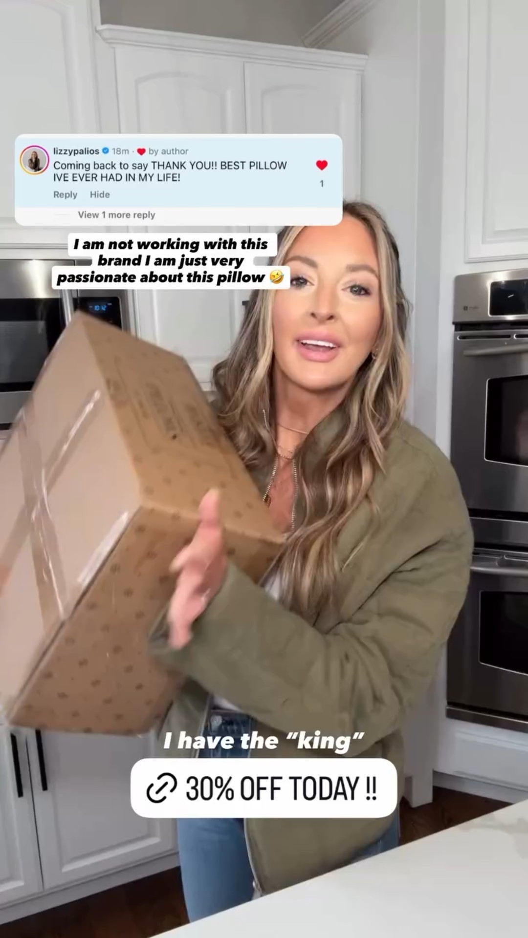 My absolute favorite!!! I have the “king” I am not working with this brand I am just very passionate about this pillow 🤣

#LTKstorytime #LTKselfcare #LTKvlog