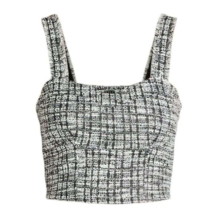 Madden NYC Juniors’ Sleeveless Boucle Top, Sizes XXS-XXL - Walmart.com | Walmart (US)