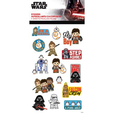 Trends Star Wars Sticker Fun 4 Sheet Stickers | Well.ca