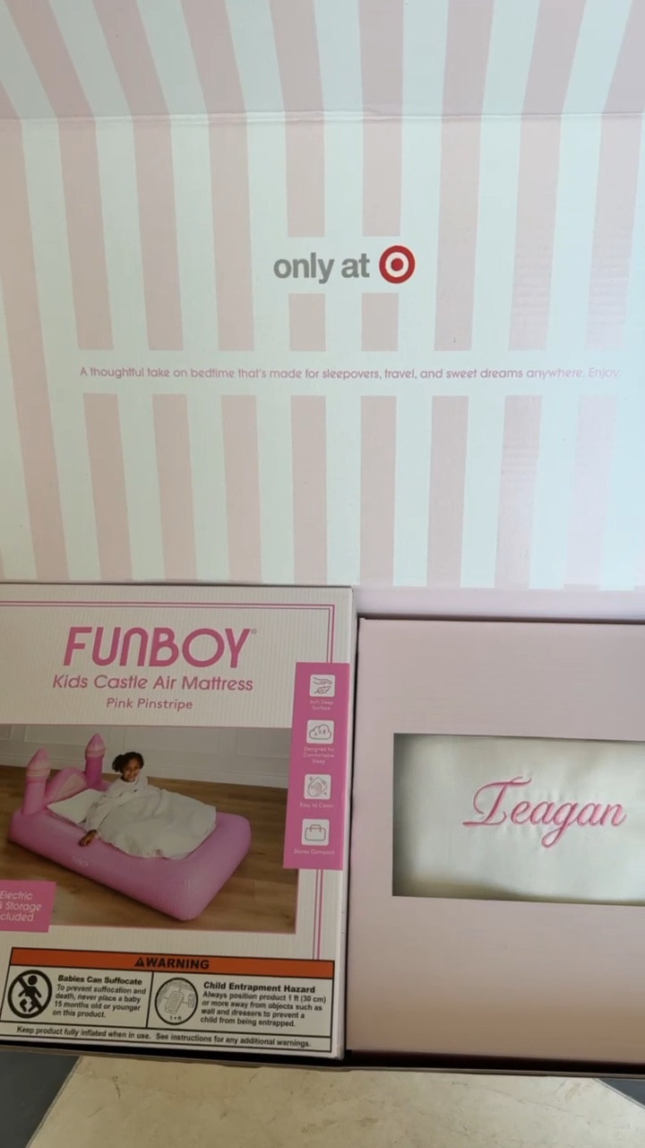 how freaking cute are these new air mattresses for the kids at Target?! #target @Target 

#LTKmomlife #LTKKids