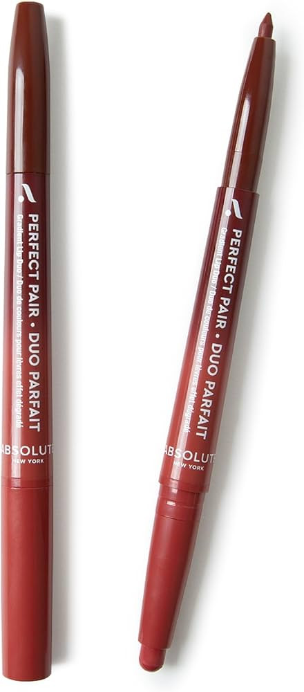 Absolute New York ALD07 Perfect Pair Lip Duo, Fuller and Poutier Lips, Deeper Shade For Lip Conto... | Amazon (US)