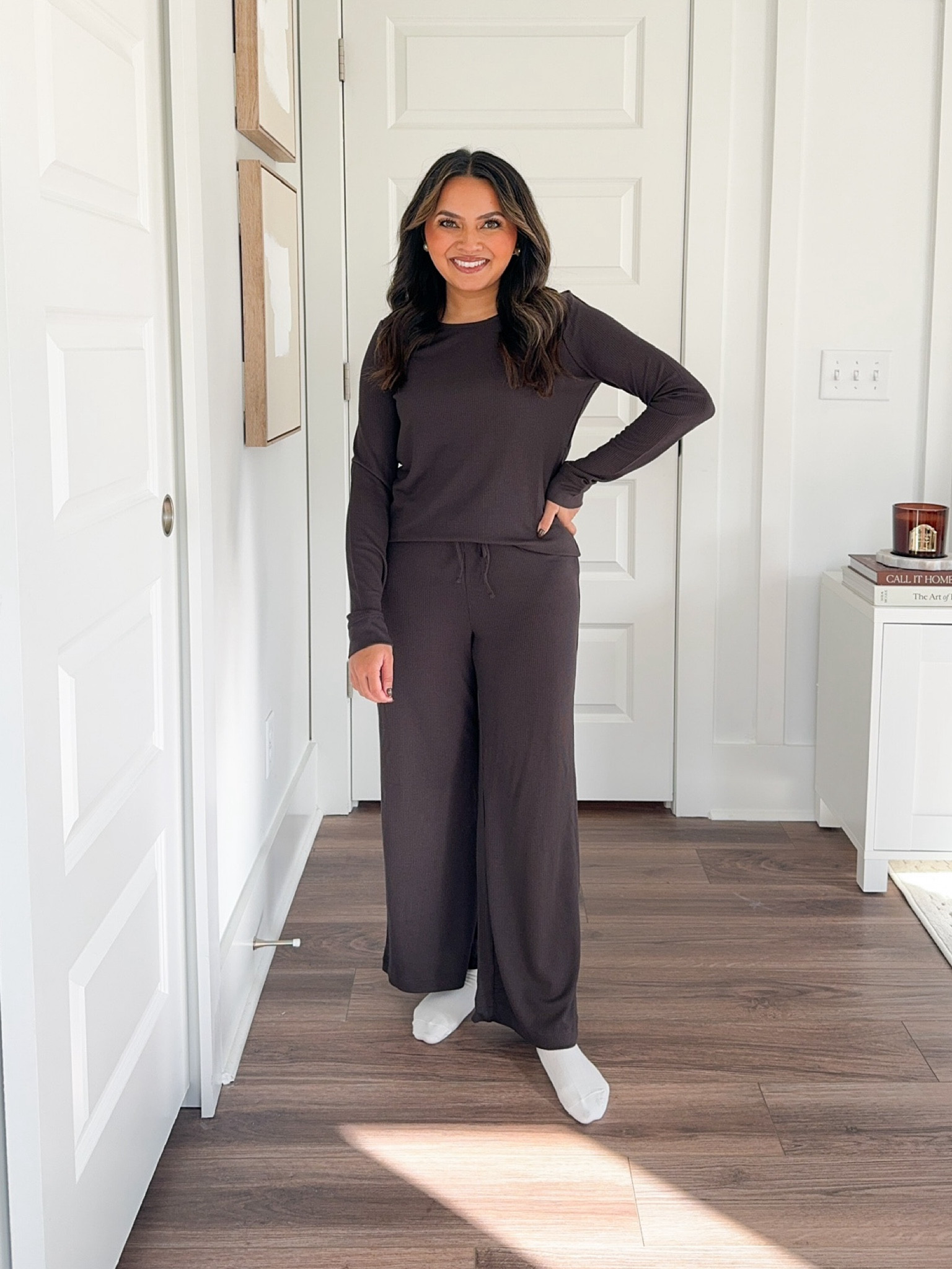 50% off through 10/30 

Brown waffle pj top size XS TTS
Brown waffle pj pants size XS petite TTS 
White ruffle socks

Christmas pajamas 
Gap pajamas 
Family pajamas 
Holiday pajamas 
Holiday outfits 

Honey Sweet Petite 
Honeysweetpetite


#LTKSaleAlert #LTKHoliday #LTKStyleTip