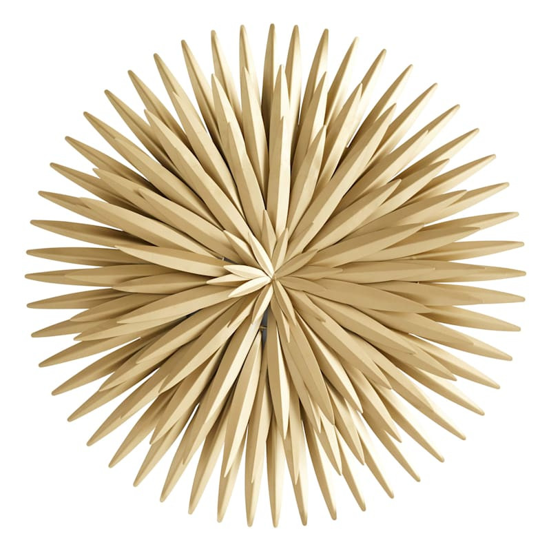 Gold Metal Starburst Wall Decor, 25" | At Home