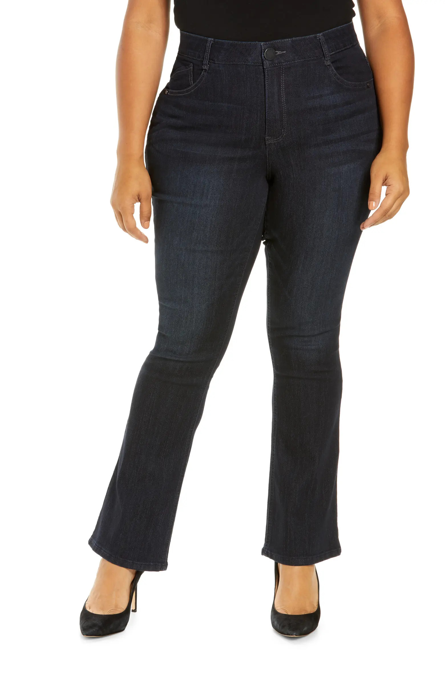 Wit & Wisdom 'Ab'Solution High Waist Itty Bitty Bootcut Jeans | Nordstrom | Nordstrom