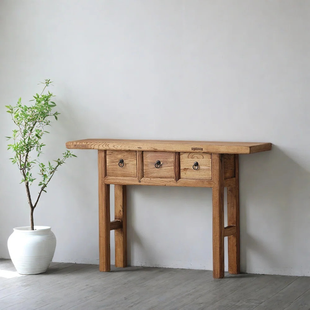 Trentastic Trails Old Elm Wood Console Table | Wayfair | Wayfair North America