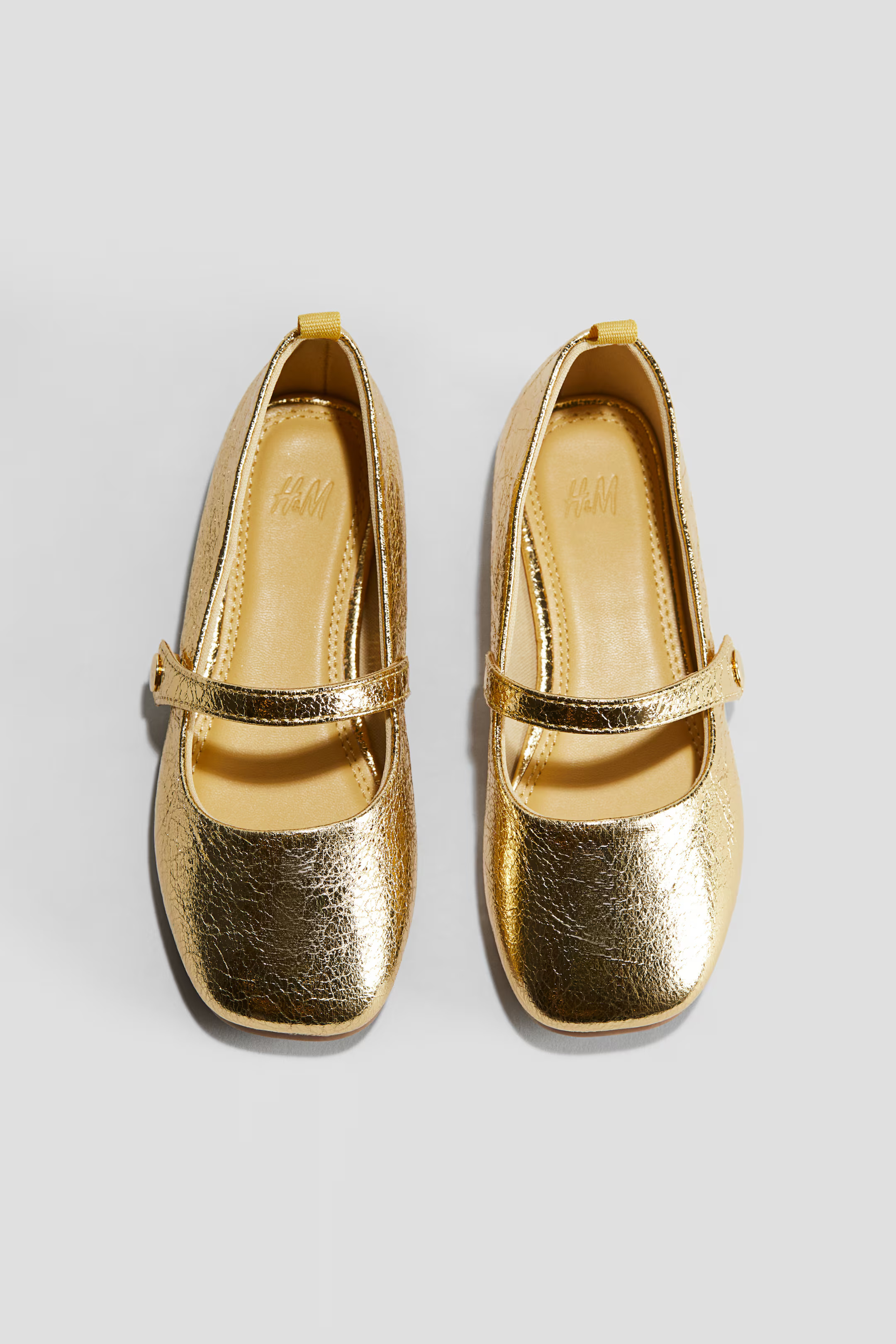 Shimmery Ballet Flats - Gold-colored - Kids | H&M US | H&M (US + CA)