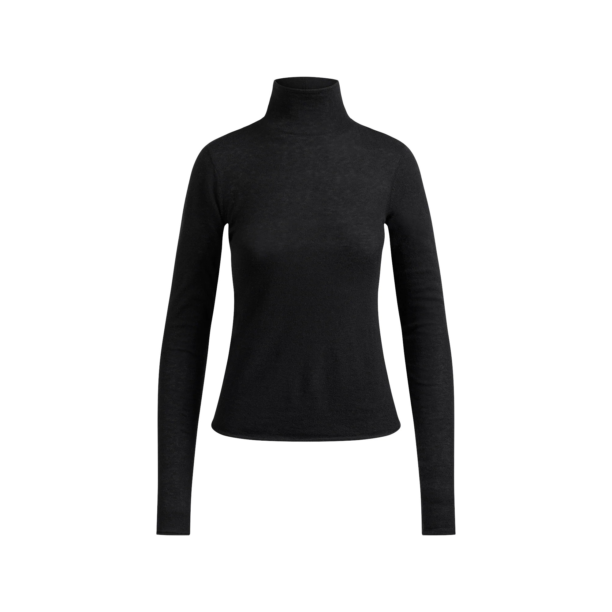 FEATHERWEIGHT CASHMERE TURTLENECK | ONYX | SKIMS (US)