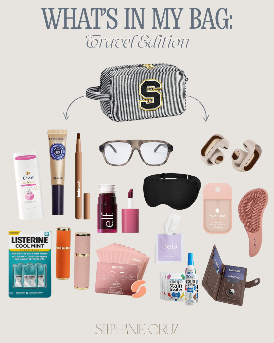 What’s in my bag: travel edition ✈️
All my go-to essentials I never leave without.

#WhatsInMyBag #TravelEssentials #TravelMustHaves #OnTheGo #LTKFinds 

 #LTKTravel