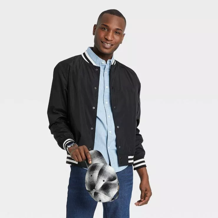 Black bomber shop jacket target