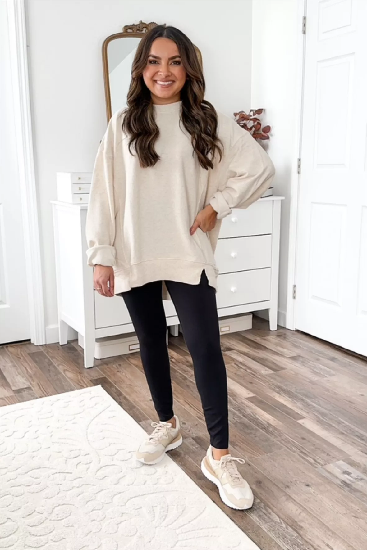 Aerie Lace Up Oversized Sweatshirt curated on LTK
