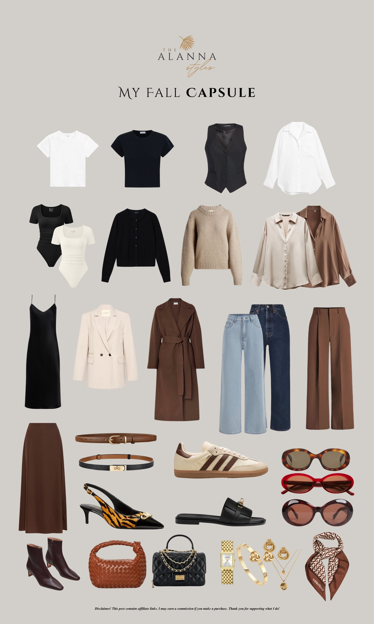 Fall outfits, fall fits, fall, neutral, brown, long coat, adidas samba, belt, sunglasses, satin blouse, basic tee, satin dress, maxi skirt, dainty jewelry, sweater, vest, body suit, white polo shirt

#LTKStyleTip #LTKSeasonal #LTKHoliday
