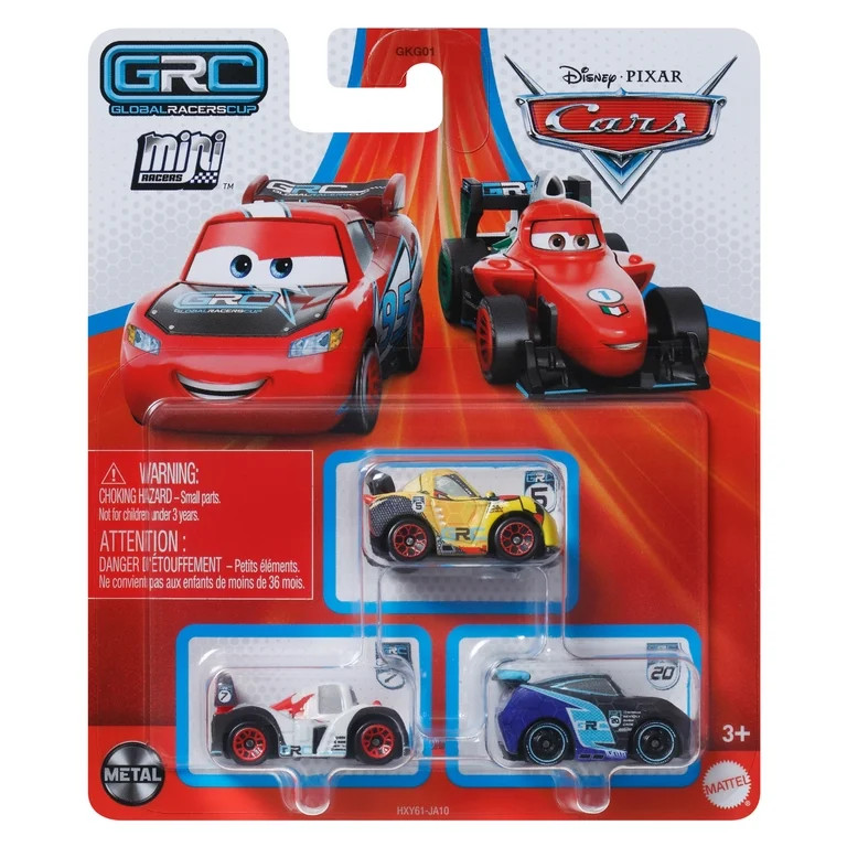 Disney and Pixar Cars Mini Racers 3-Pack, Set of 3 Toy Vehicles from the Franchise (Styles May Va... | Walmart (US)
