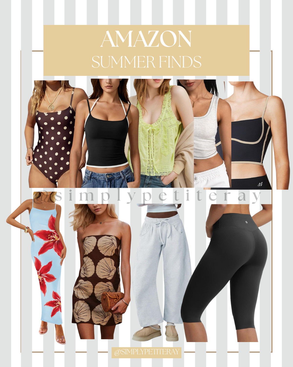 Upgrade your summer wardrobe with these chic finds! From breezy dresses to comfy loungewear, it's all here. 

Amazon Summer Finds, Summer Wardrobe Essentials, Breezy Summer Dresses, Comfy Loungewear, Casual Summer Style, Vacation Outfits, Lightweight Clothing, Chic Fashion Finds, Warm Weather Fashion, Everyday Style Inspiration, Women's Fashion Trends, Resort Wear, Amazon Fashion Picks, Summer Must Haves

#AmazonSummerFinds #SummerStyle #AmazonFashion #SummerWardrobe #BreezyDresses #Loungewear #VacationStyle #FashionFinds
 

 #LTKootd #LTKSeasonal