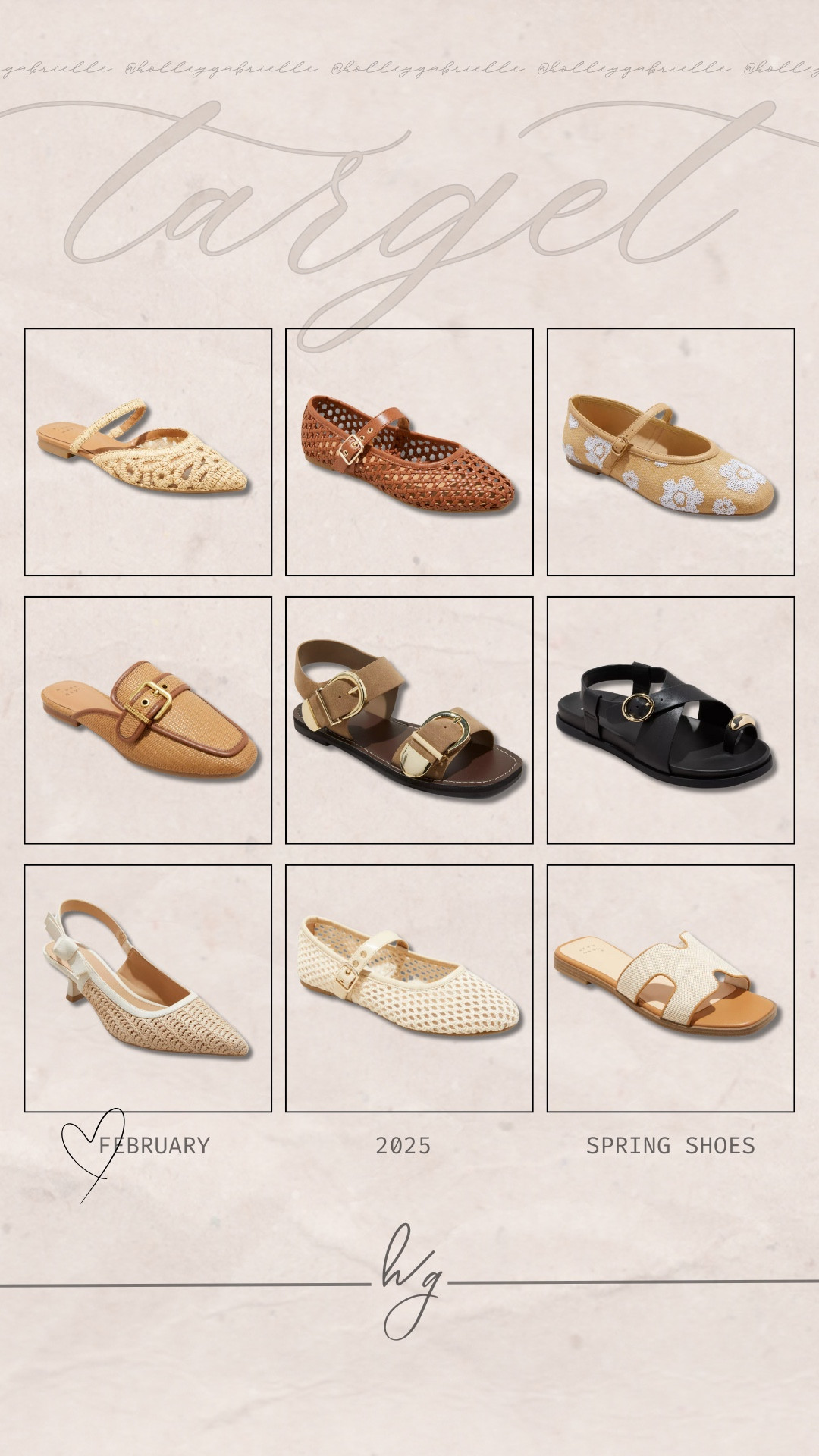 New spring shoe arrivals from Target I’m absolutely LOVING😍👏🏼🤎 Target is forever a go to for me for shoes. They normally never miss! I stick tts most of the time but I’ll size up a 1/2 size if they offer it! 

Sandals / flats / spring inspo / neutrals / comfy shoes / cute / Holley Gabrielle / trending / spring edit / ballet flats 

#LTKFindsUnder50 #LTKShoeCrush #LTKSeasonal