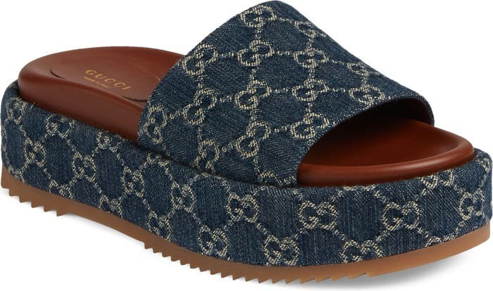 Angelina GG Logo Platform Slide Sandal | Nordstrom