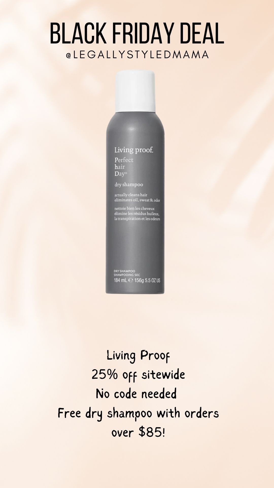 25% off Sitewide. I shop this Black Friday deal every year and stock up on dry shampoo for the year! 

Black Friday, sale, beauty finds, over 40

#LTKBeauty #LTKSaleAlert #LTKOver40
