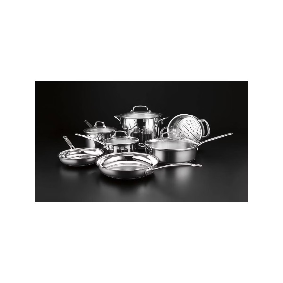 Cuisinart Chef's Classic 11pc Stainless Steel Cookware Set - 77-11G | Target