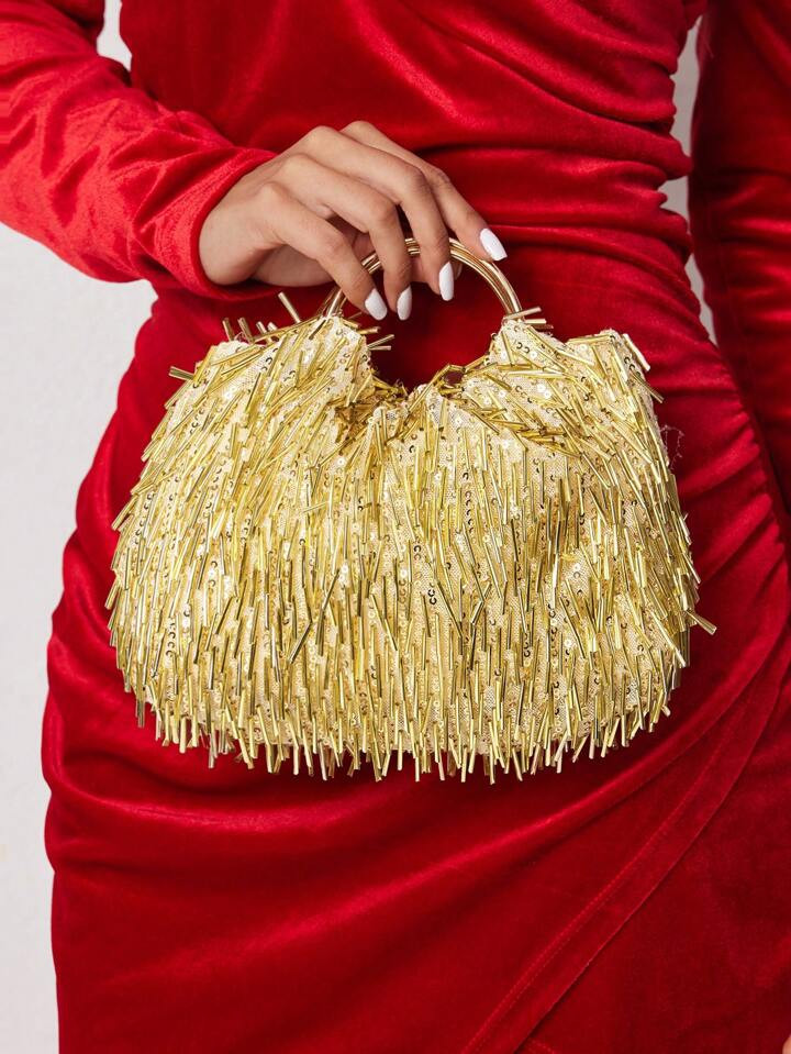 SHEIN SXY Ladies, Women Top Handle Bags ,Evening Bags, Fashionable, Elegant , Simple, Personality... | SHEIN