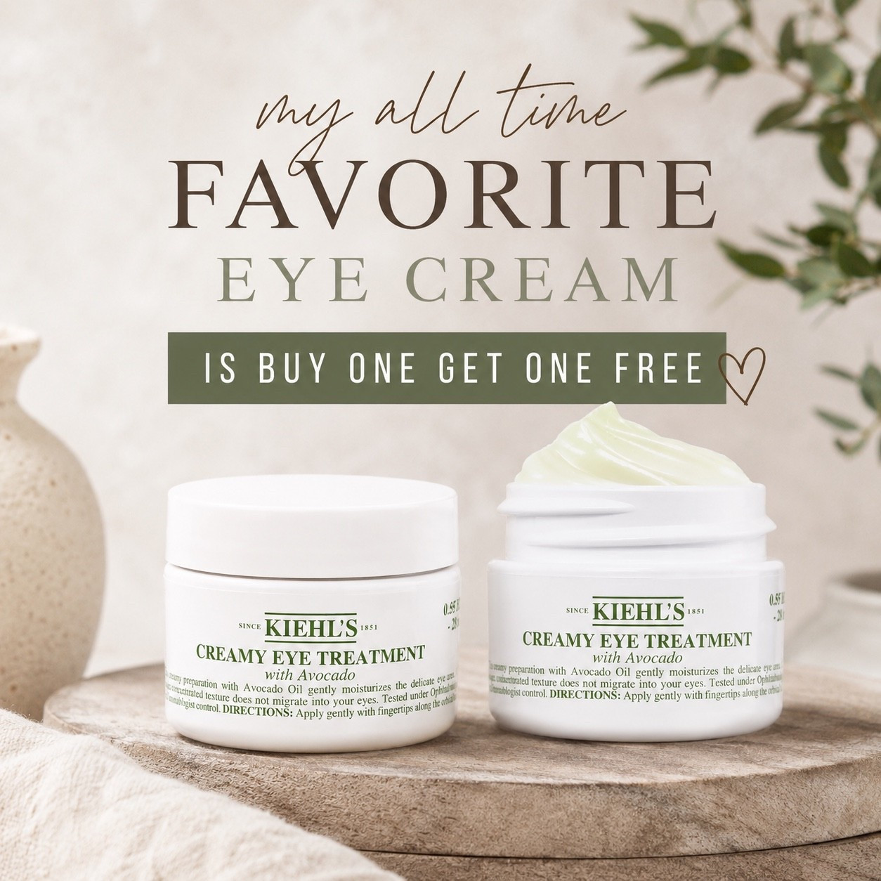 My long time favorite eye cream is buy one, get one free!!!

#LTKSaleAlert #LTKBeauty