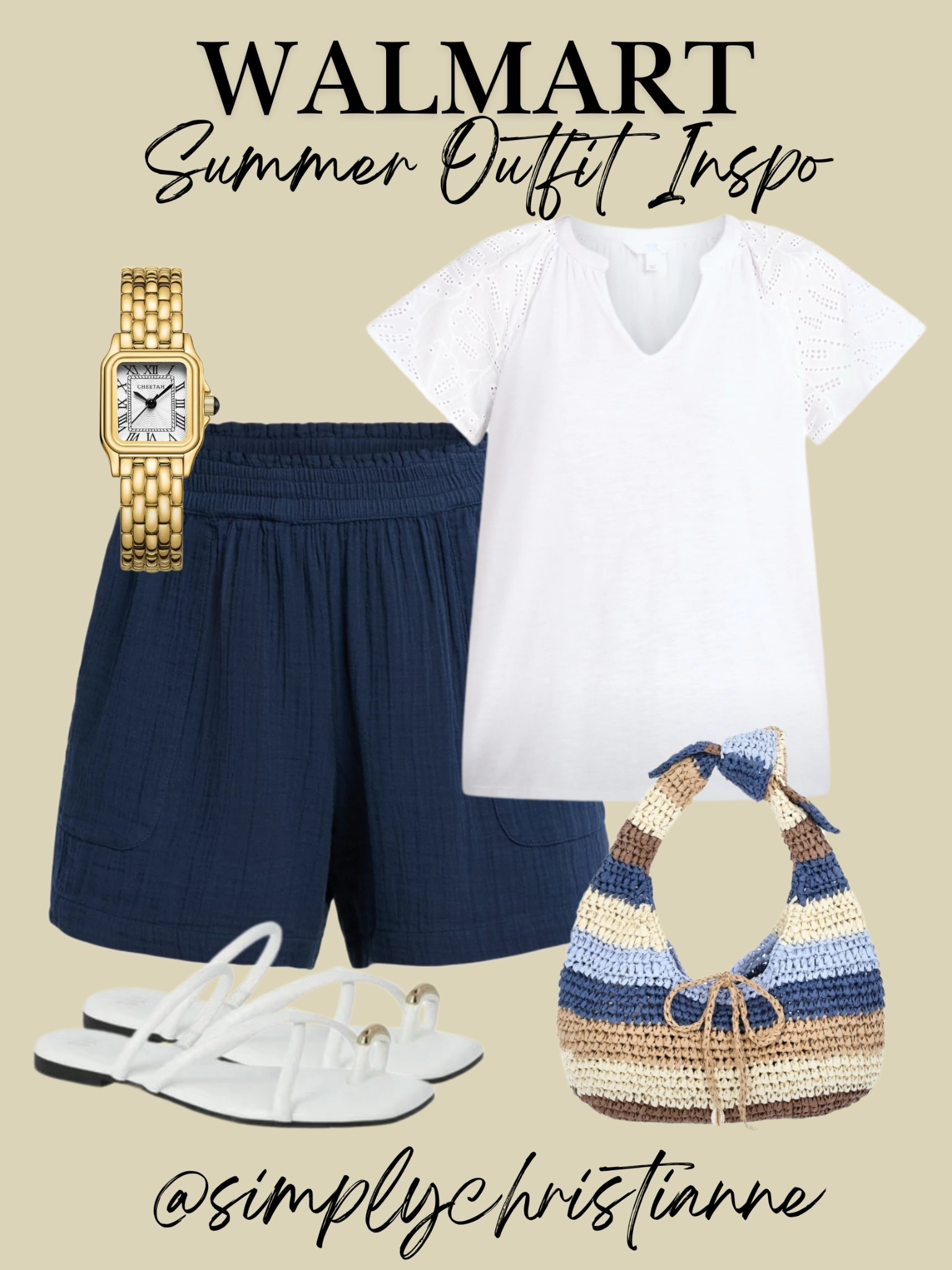 Walmart Fashion, Summer Outfit, Casual Outfit, Americana 

#LTKShoeCrush #LTKStyleTip #LTKItBag