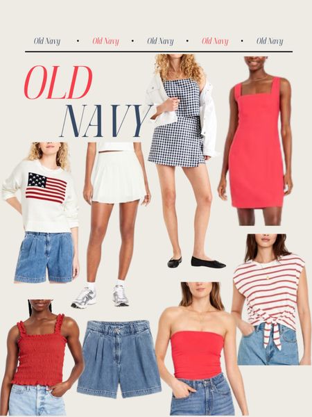 Old navy Memorial Day outfits. Red white and blue. Americana outfits. USA, 4th of July, Fourth of July, Independence Day 
Many currently on sale! (Athletic wear 50% off)

#LTKsalealert #LTKfindsunder100 #LTKfindsunder50