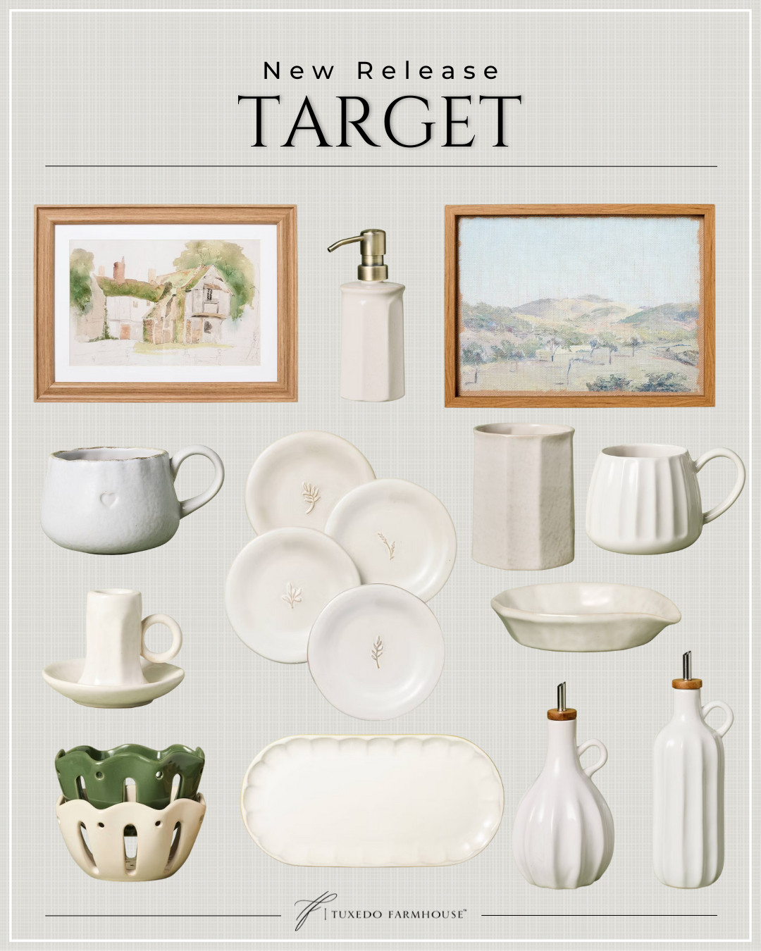 Target - New Release

The new Spring collection is here!

Home decor, seasonal, Spring, wall art, kitchen, bowls, plates 

 #LTKSeasonal #LTKHome #LTKFindsUnder50