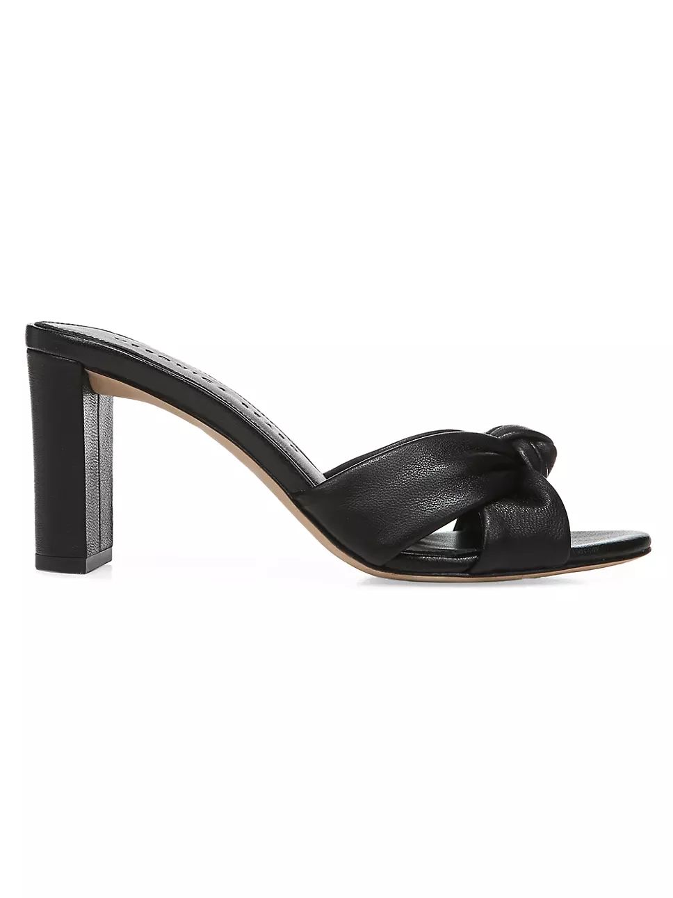 Veronica Beard Ganita 76MM Leather Knotted Sandals | Saks Fifth Avenue
